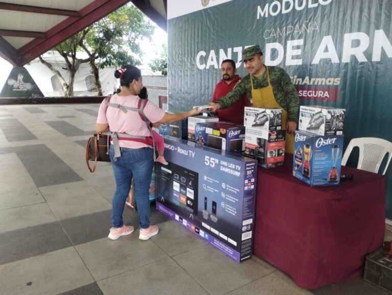 Concluye con éxito la Campaña de Canje de Armas de Fuego en Poza Rica, Veracruz.